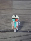 MUSEUM VINTAGE ZUNI TURQUOISE KACHINA STERLING SILVER INLAY RING OLD J. LAHI