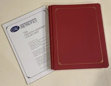 Creative Memories 12x15 Red Album Lot -Pages, 5 Refill Pages NEW