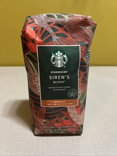 Starbucks Siren's Blend Medium Roast Whole Bean Coffee 1lb / 16oz / 453g Bag