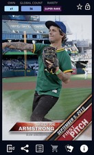 Topps Bunt (Digital) 2016 First Pitch Billy Joe Armstrong /56 (Super Rare)