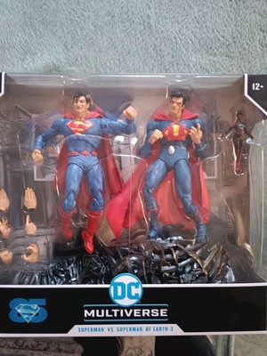 McFarlane Toys - DC Multiverse Superman vs Superman of Earth-3 (Gold Label) 18cm