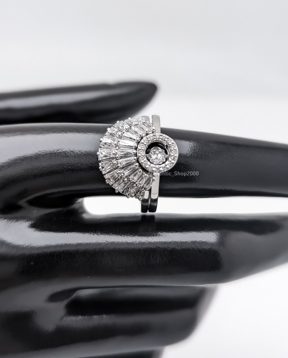 NEW 100% Authentic SWAROVSKI Sparkling Idyllia Ring Set of 3