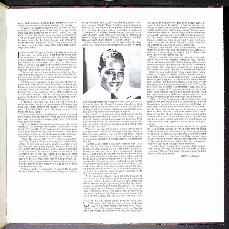 Duke Ellington - The Golden Duke [NH01-018] original 2xLP record - Image 4 of 4