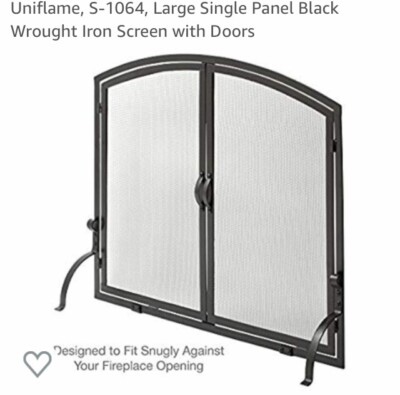 New Uniflame Fireplace Screen Model S 1064 Ebay