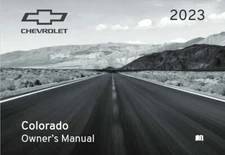 2023 Chevrolet Colorado Owners Manual User Guide Reference Operator Book