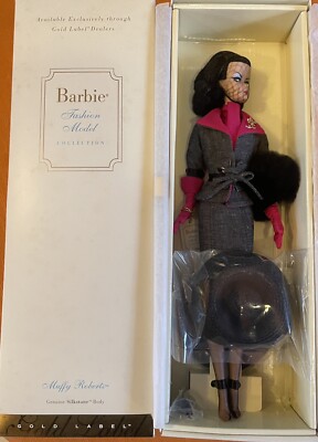 Muffy Roberts Silkstone Barbie Doll Fashion Model Collection Gold