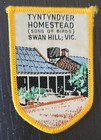 Tyntynder Homestead Embroidered Patch, Cloth Badge, Sew-On, Vintage, Swan Hill