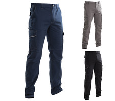 Pantaloni lavoro con tasche cotone 100% linea massaua blu nero grigio dpi 1a cat