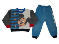 Mickey Mouse 2-Piece Sweater Pants Size Small 4 Kids RARE Vintage Disney 1980s