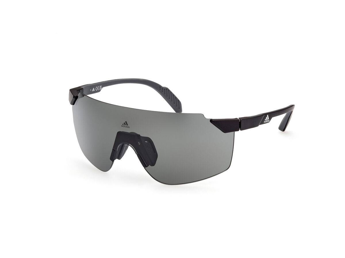 Adidas Sport Sunglasses SP0056 02A Matte black smoke Man | eBay Adidas Sport Sunglasses SP0056 02A Matte black smoke Man | eBay