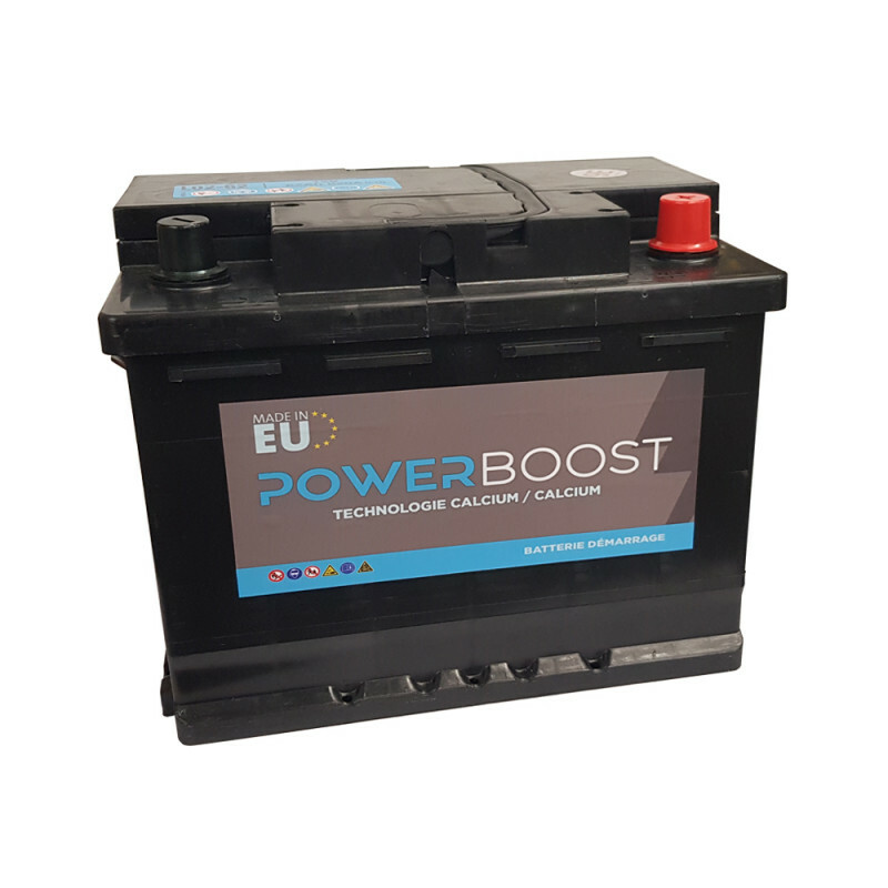 Batterie auto Power L02 12v 62ah 520A pas cher pour moteur essence diesel