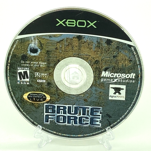 Jeu Brute Force Sur Xbox Originale - Version PAL - Etat Correct