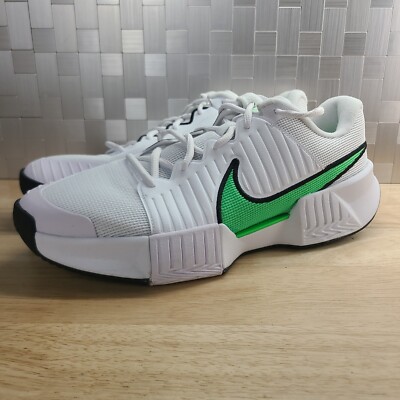 Nike Men Zoom GP Challenge Pro HC Tennis White Green Black 10.5 M