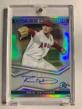 2020 Bowman Chrome Class of 2020 Refractor Reid Detmers RC Auto /250 Los Angeles