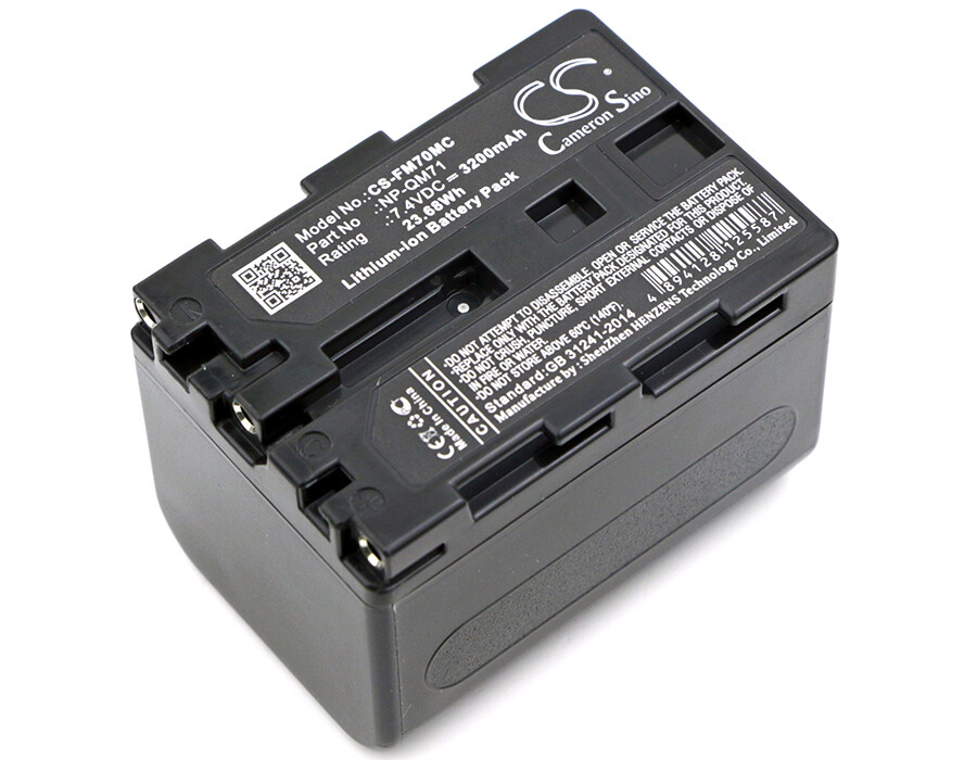 3200mAh Battery for Sony CCD-TRV108,CCD-TRV118,CCD-TRV128,CCD
