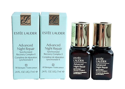 2 Estee Lauder Advanced Night Repair 7ml/.24oz Synchronized
