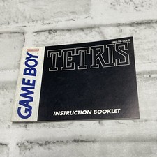 Nintendo Game Boy Tetris Manual ONLY Instruction Booklet DMG-TR-USA-2 1989 VGC
