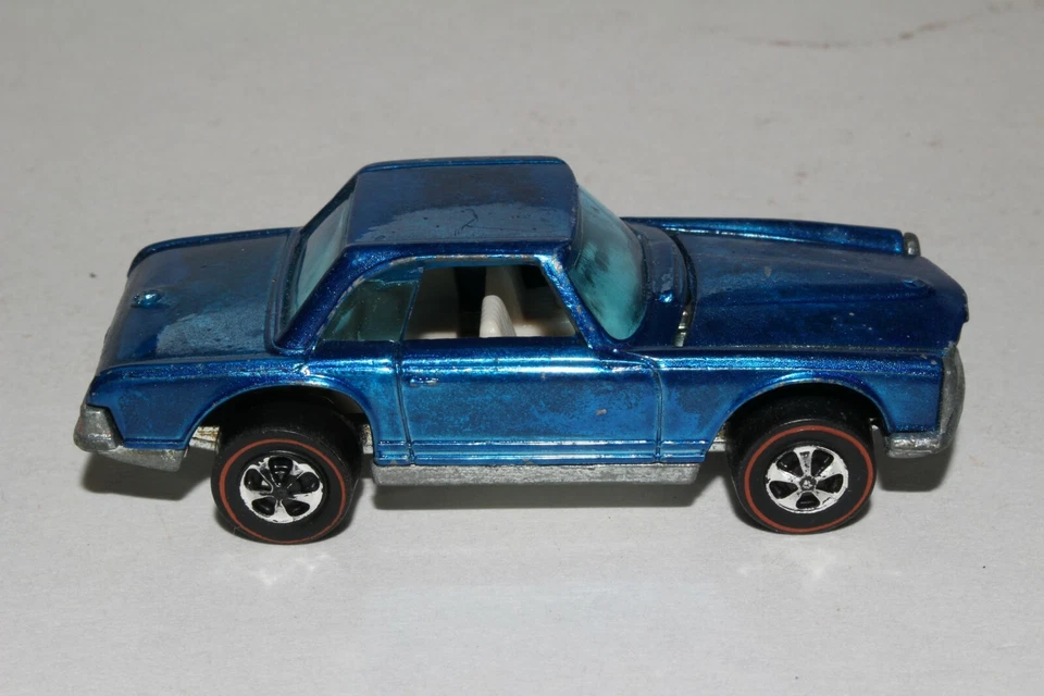 HOT WHEELS REDLINE MERCEDES BENZ 280SL, AZUL METALIZADO, HONG KONG, EXCELENTE Foto 3 de 4