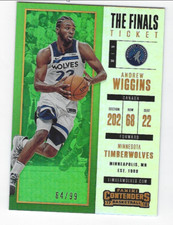 ANDREW WIGGINS 17-18 PANINI NBA CONTENDERS THE FINALS TICKET /99