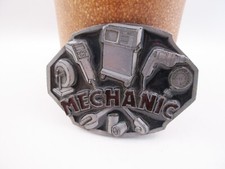 Mechanic Belt Buckle. Auto Mechanic, Construction, Home Repair