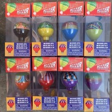 Lot of 8/Set Vintage Mattel Wizzzer Wiz-z-zer Gyro Spinning Top 1970s