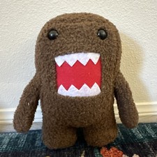 DOMO Kun Monster Brown Plush Stuffed Animal Toy 11 EUC 2011 NHK-TYO Style 515