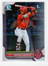 2022 Bowman Chrome Prospects #BCP205 Adrian Placencia 1st Bowman