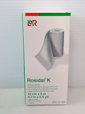 Lohmann Rauscher Rosidal  K Short Stretch Bandage 5-1/2'' yds