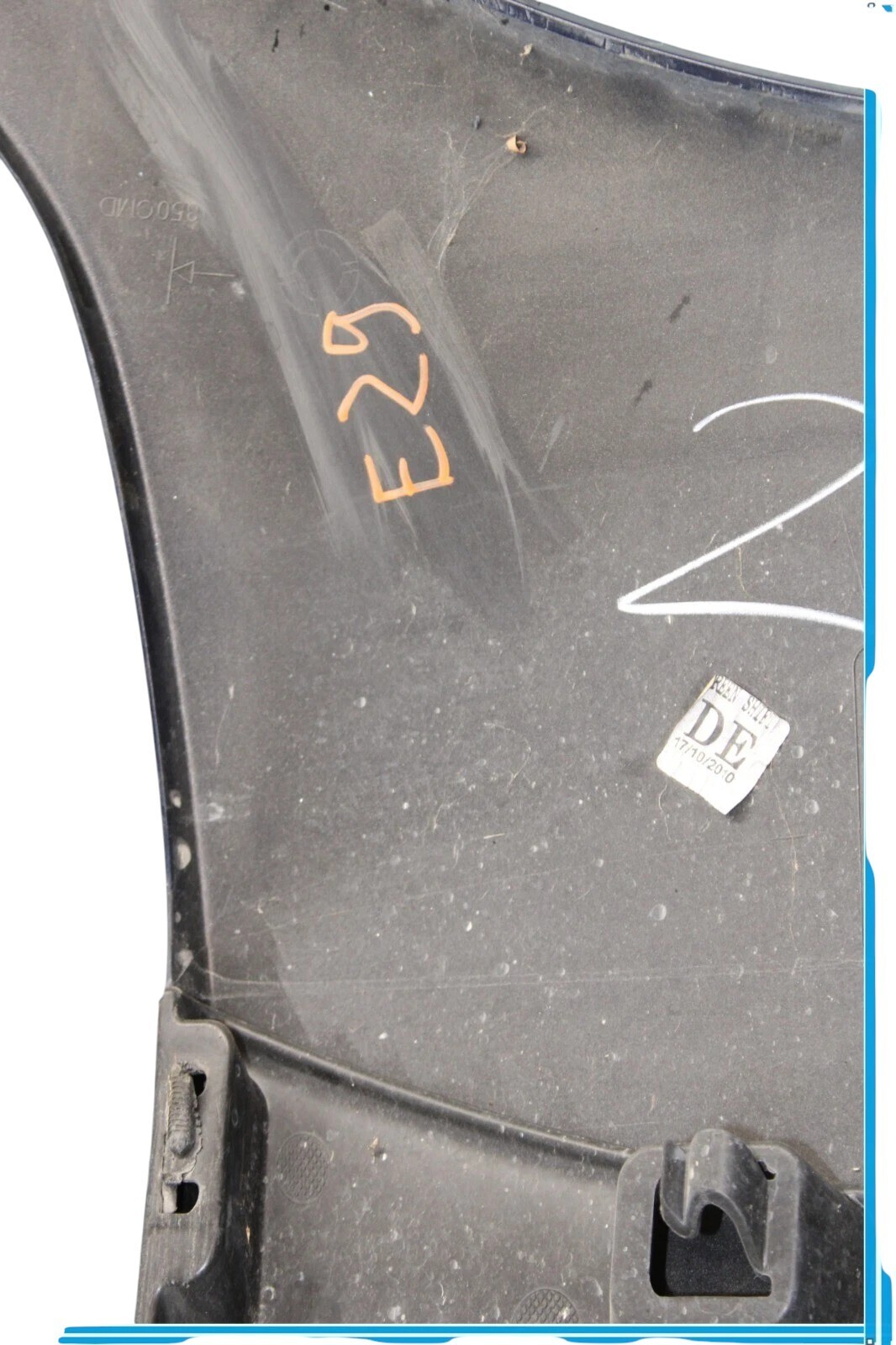 10-15 Jaguar XJ XJR Front Bumper Cover Shell Panel Assembly C2D5386XXX Black OEM