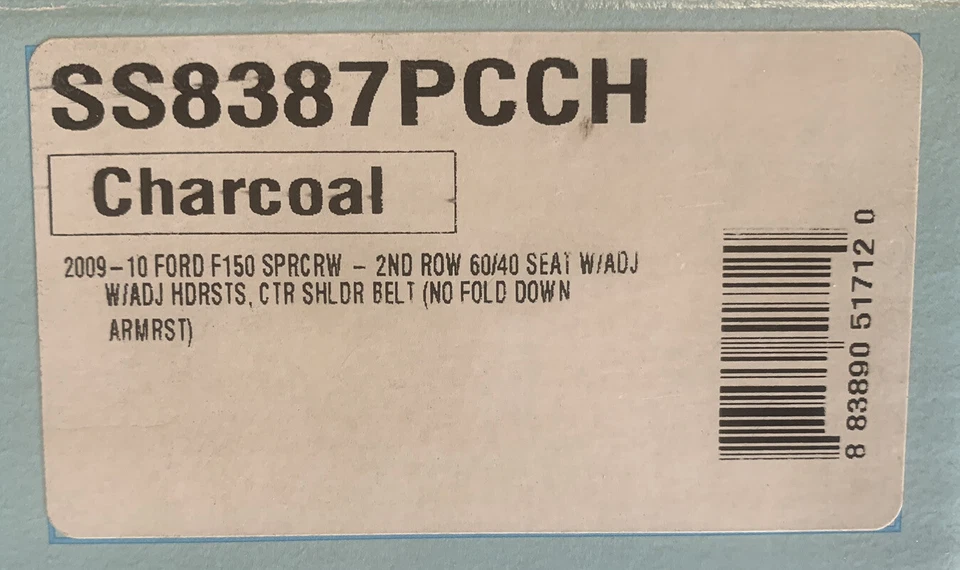Fundas de asiento Covercraft SS8387PCCH SeatSaver carbón para 09-10 F-150 Super Crew Foto 2 de 3