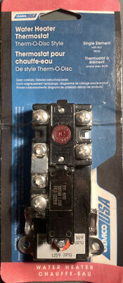 WATER HEATER Thermostat SINGLE ELEMENT CAMCO 08143 120-277V Therm-O-Disc Style