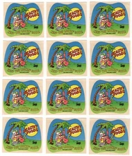 Vintage Mello Smello WUZZLES Mission Nutrition Scratch & Sniff Sticker Lot of 12