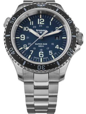 Traser H3 109375 P67 T25 SuperSub blue 46 mm diver 50ATM | eBay