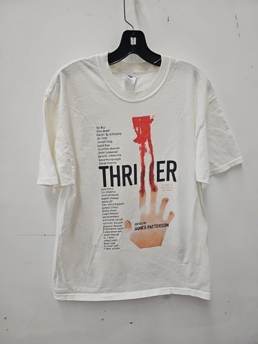 Vintage THRILLER James Patterson HORROR Novel BLOOD HALLOWEEN Shirt Xl