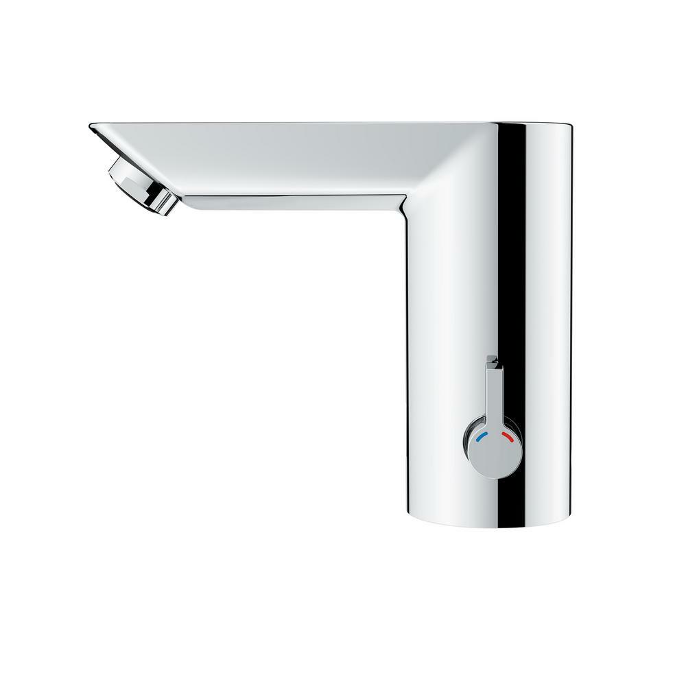 GROHE Bathroom Faucet Battery Powered Single Touchless Deck Plate Metal