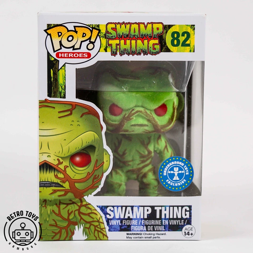 Funko Pop! Heroes Swamp Thing #82 Vinyl Figure PX Previews Exclusive - Flocked - Bild 1 von 4