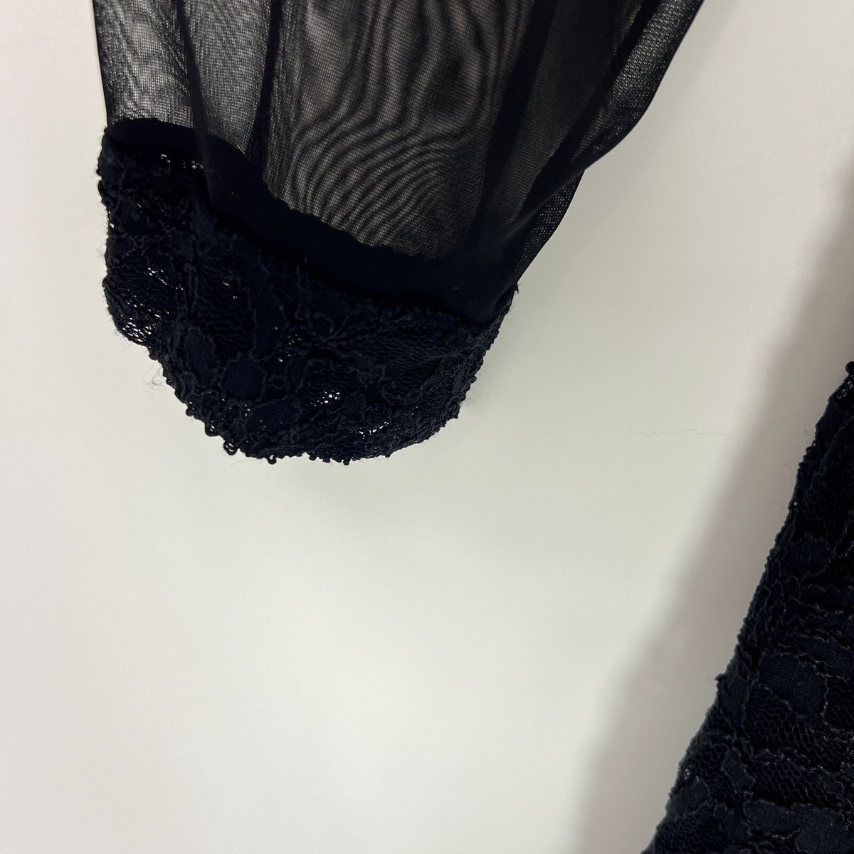 NWT Tiana B Womens 12 Black Lace Long Sleeve Sheath Knee Length Lined Dress NWT Tiana B Womens 12 Black Lace Long Sleeve Sheath Knee Length Lined Dress