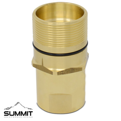 1  NPT Thread Wet-Line Wing Nut Hydraulic Quick Disconnect Male Coupler Fitting
