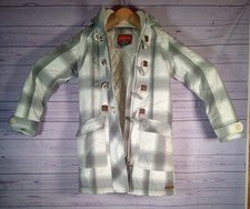 Merrell Ladies White Grey Opti-warm Duffel Coat Size Xs