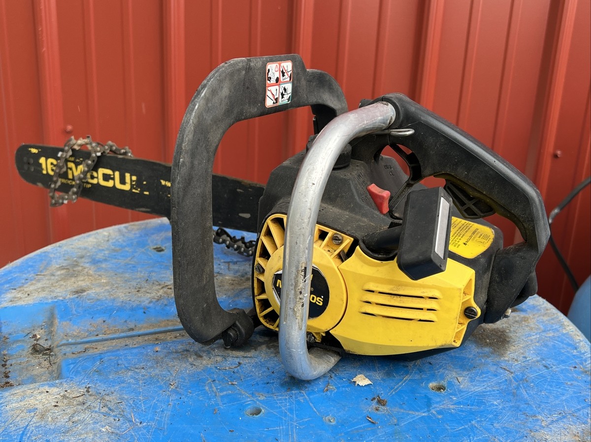 Vintage McCulloch - Mac 160S Chainsaw Chain Saw with Bar | eBay