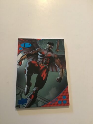 2017 Marvel Premier #/50 BLUE  parallel Falcon Card 50 - Picture 1 of 2