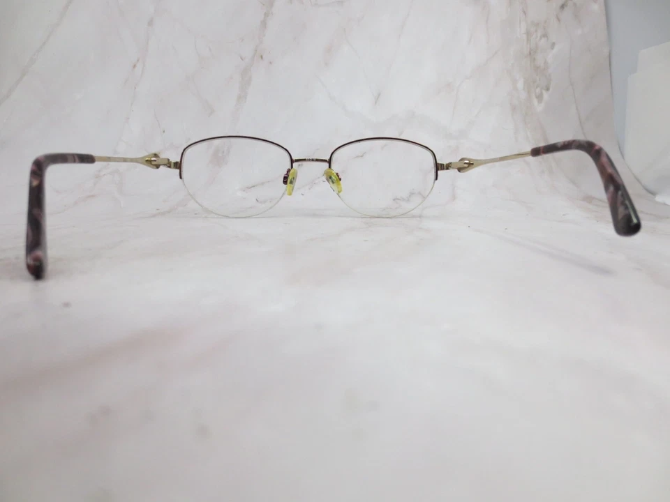 Marco de gafas para mujer Sophia Loren M304 Zyloware 168 marrón dorado medio borde 135 Foto 4 de 4