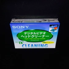 1 Sony JP Mini DV camcorder head cleaner tape for video cassette cleaning 3ccd