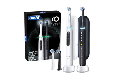 Oral-B iO All-in-One Clean Rechargeable Toothbrush, 2 Pack