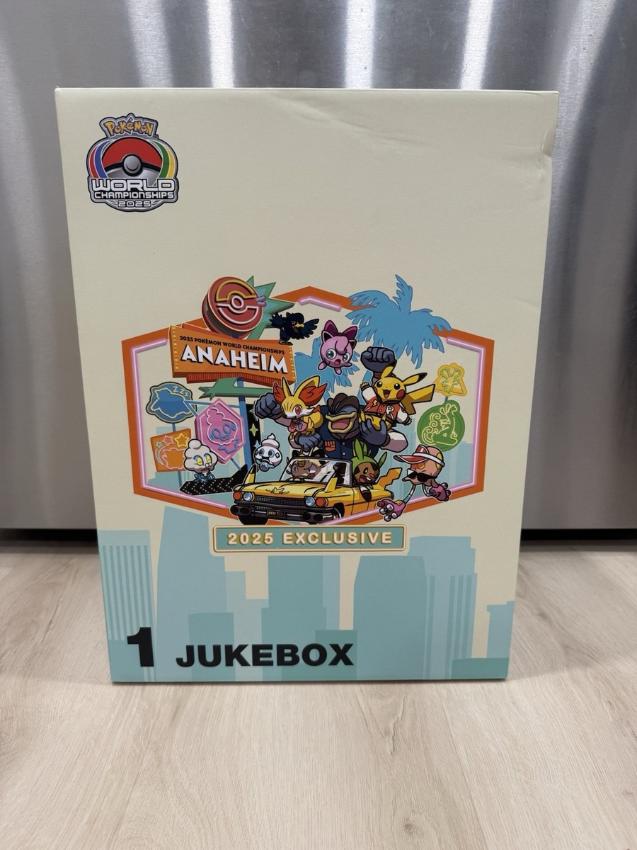 Pokemon World Championships Anaheim 2025 EXCLUSIVE Limited JUKEBOX