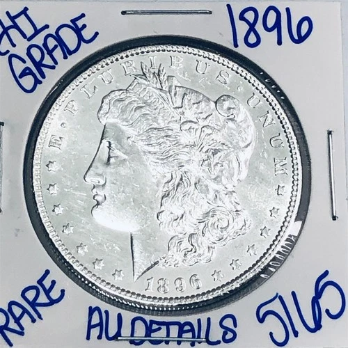 1896 MORGAN SILVER DOLLAR AUTHENTIC HI GRADE U.S. MINT COIN FREE SHIPPING 5165