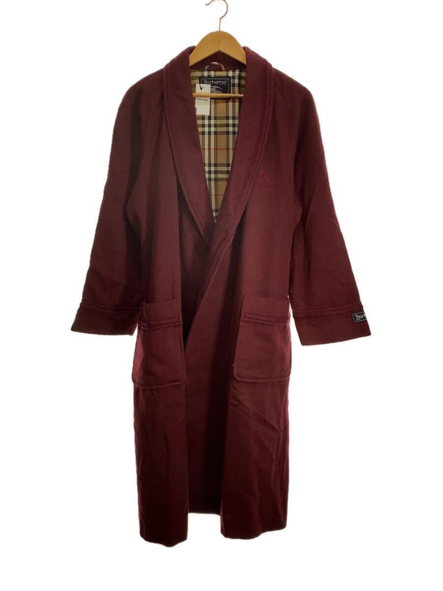 Burberry Mens Wool Burgundy Coat Size M Classic Design EG ZIA