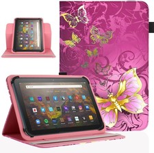Universal 10.1 Inch Android Tablet Case, 360 Rotatable Kickstand, Multiple Vi...