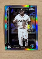 2025 Topps Chrome Update Series - Isaac Paredes #USC29 Sepia Refractor