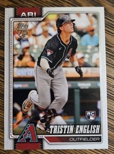 2026 Topps Series 1 #346 Tristin English Arizona Diamondbacks RC Baseball Card